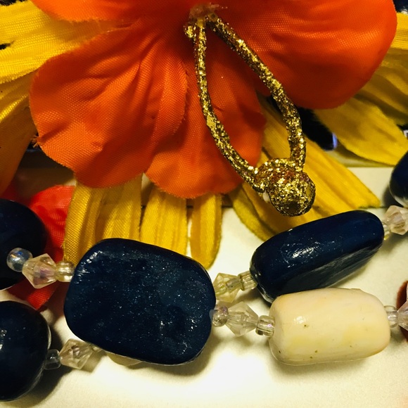 Ceramic Vintage Rare Unique One of a Kind Handmade Necklace - Picture 13 of 16